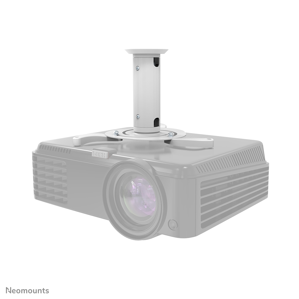 Neomounts BEAMER-C80WHITE Beamer ceiling mount - max 15 kg - h 13-20 cm - full motion - white