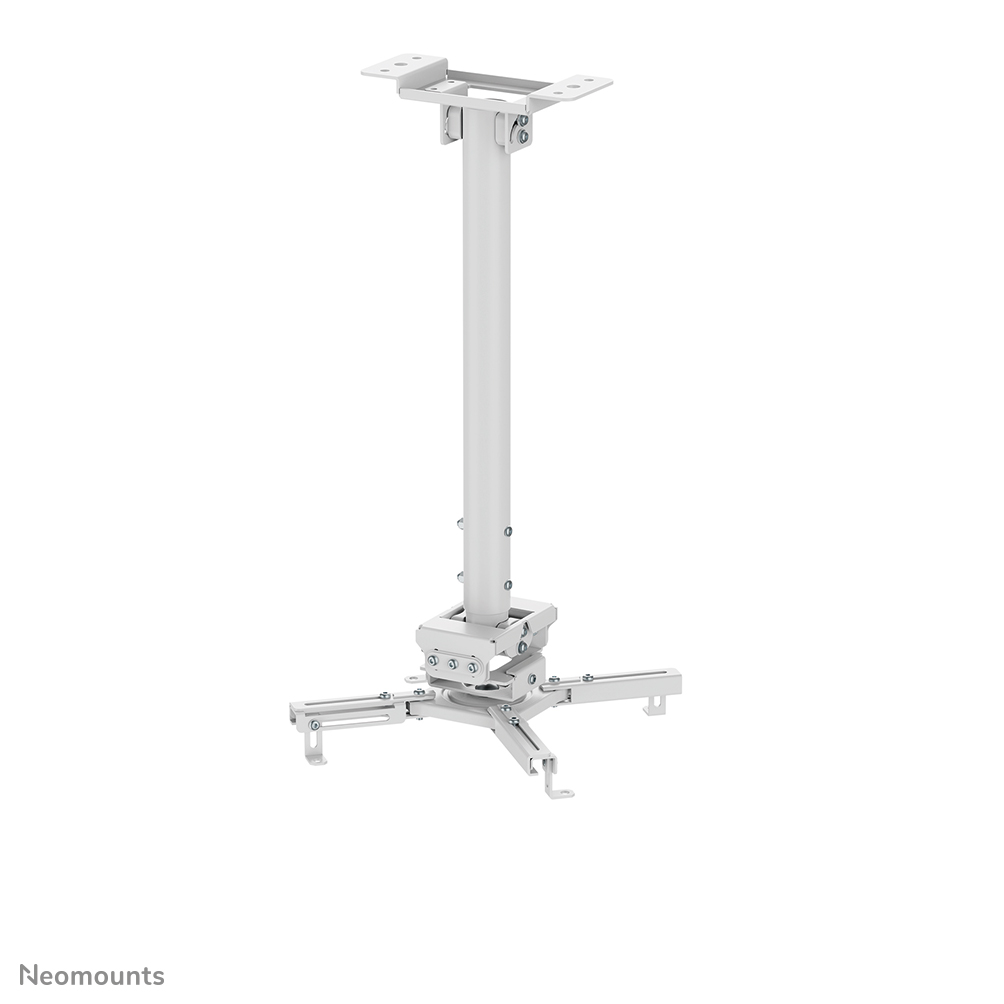 Neomounts CL25-540WH1 Beamer ceiling mount - max 35 kg - h 60,5-90,5 cm - Easy Install-model - full motion - white