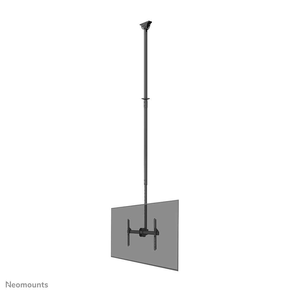 Neomounts CL35-440BL16XL Monitor/TV mount ceiling 1 screen - 37-70" - max 50 kg - VESA 200x200-600x400 - h 250-300 cm - black