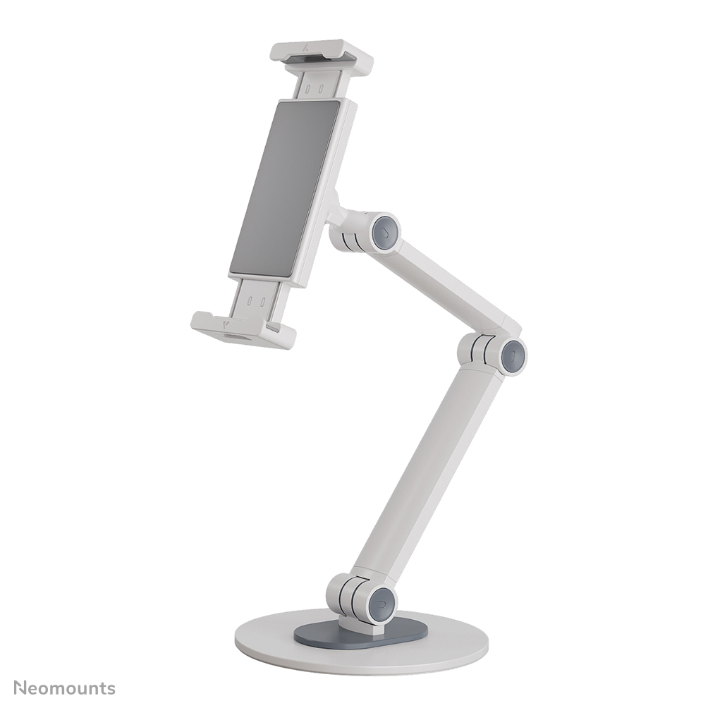 Neomounts DS15-550WH1 Tablet stand - 4.7-12.9" - 270° tiltable - 360° rotatable - universal - white