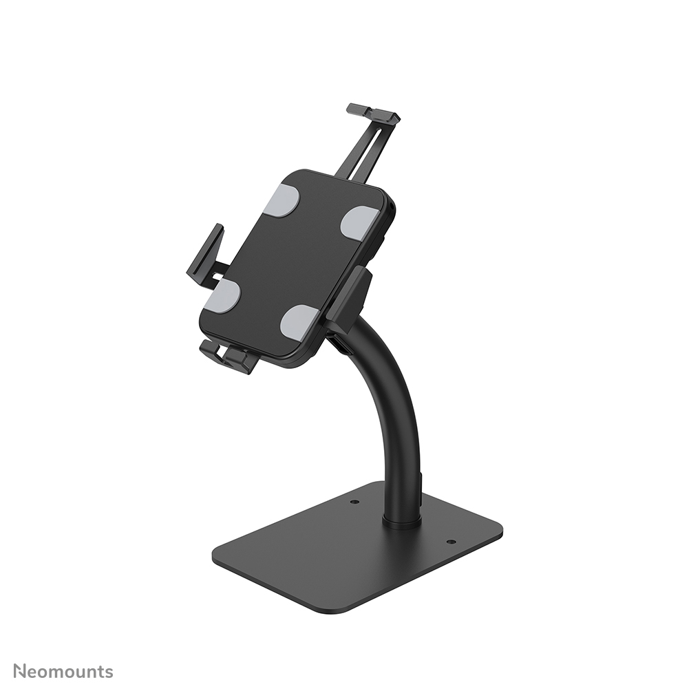 Neomounts DS15-625BL1 Tablet stand desk - 7.9-11" - 130° tiltable - 360° rotatable - lockable (incl. security screw, excl. lock) - bolt-down - universal - black