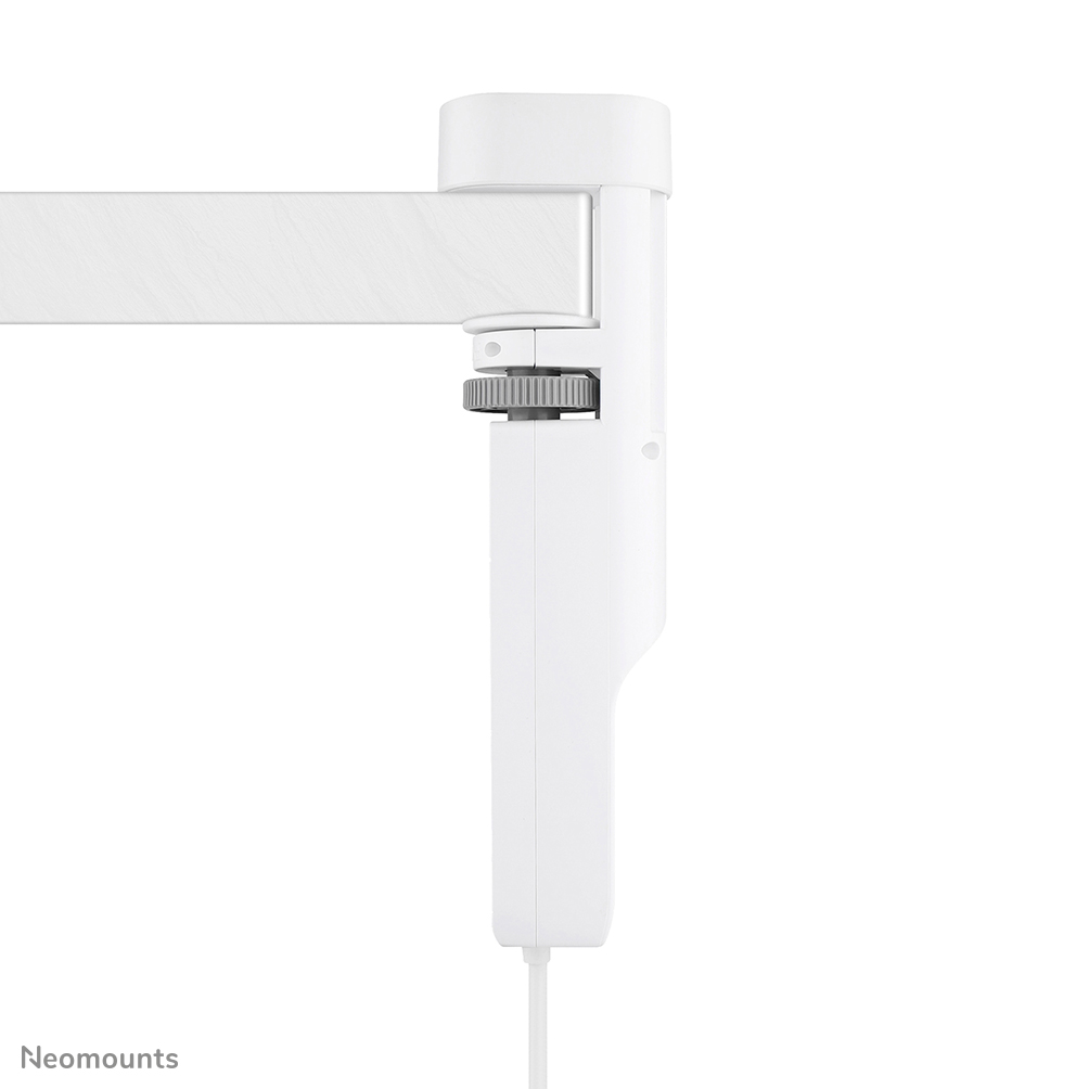 Neomounts VOLT DS22-840WH6 Desk socket with clamp - 2 x USB-C (20W), 1x USB-A (18W), 3 x 230V. socket Type F 3680 Watt- 1.4 m cord - rapid charging - white