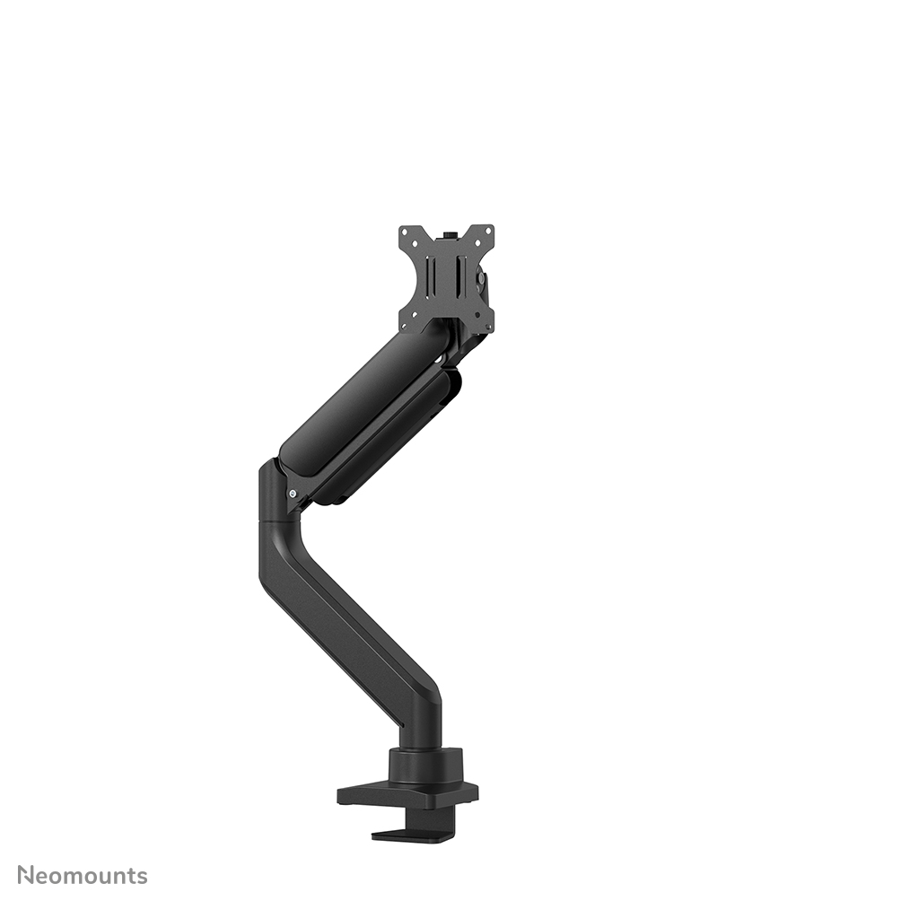 Neomounts NEXT Core DS70-450BL1 Single monitor arm - 17-42" - 1-15 kg (curved 11 kg) - gas spring - 180°-stop - Topfix - Easy Install-model - 100% plastic-free packaging - black