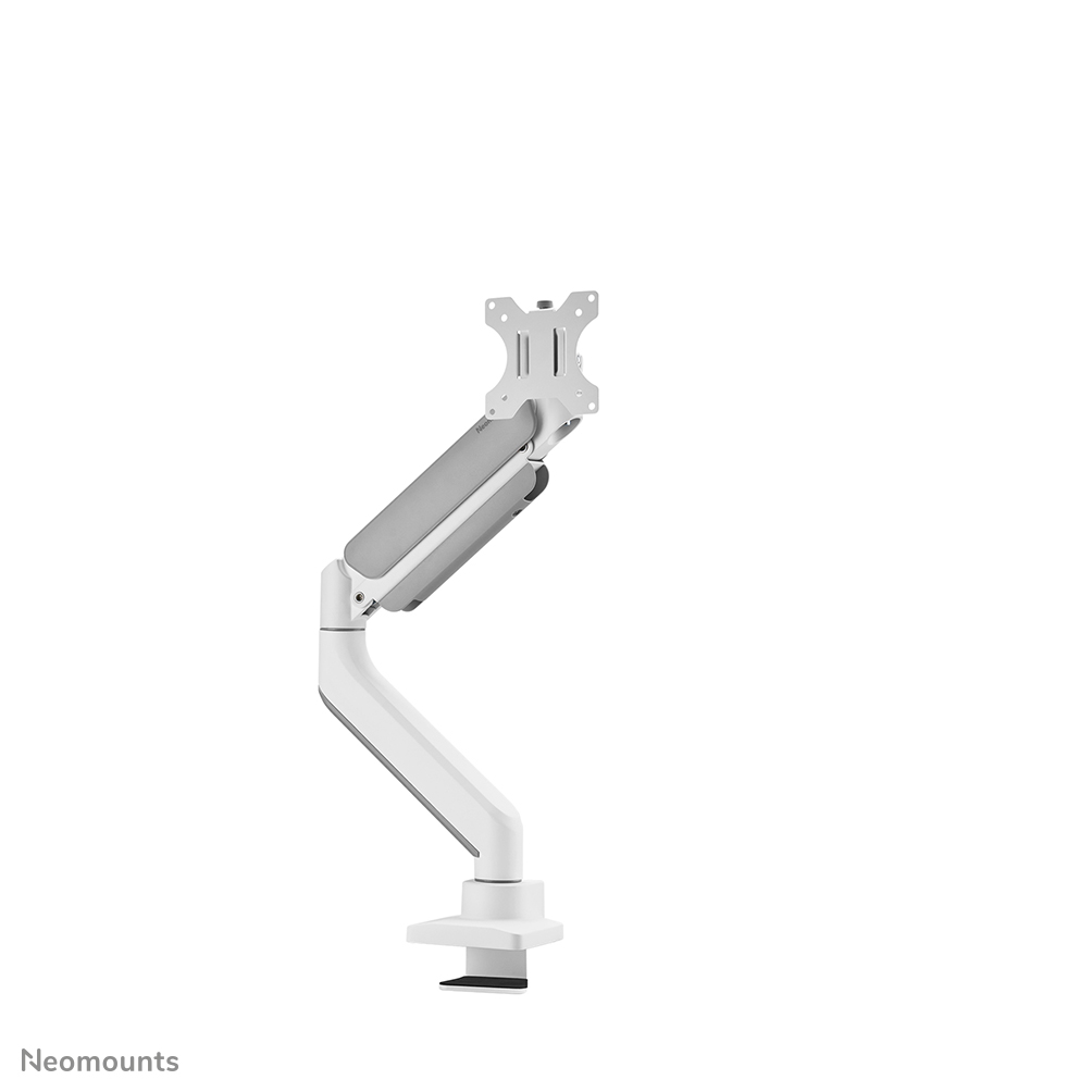 Neomounts NEXT Core DS70PLUS-450WH1 Single monitor arm - 17-49" - 1-18 kg (curved 14 kg) - gas spring - 180°-stop - Topfix - Easy Install-model - 100% plastic-free packaging - white