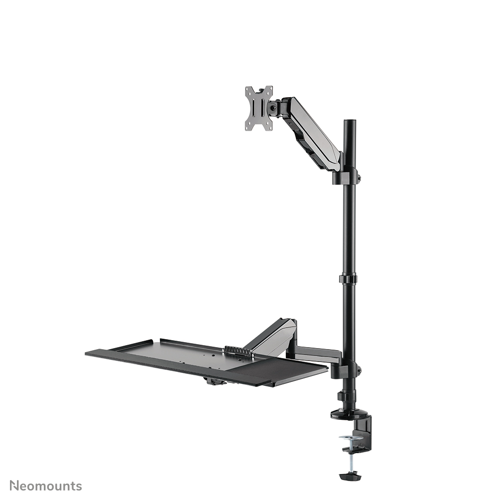 Neomounts DS90-325BL1 Sit-stand workstation desk 1 screen - 17-32" - 1-9 kg (curved 6 kg) - gas spring - black