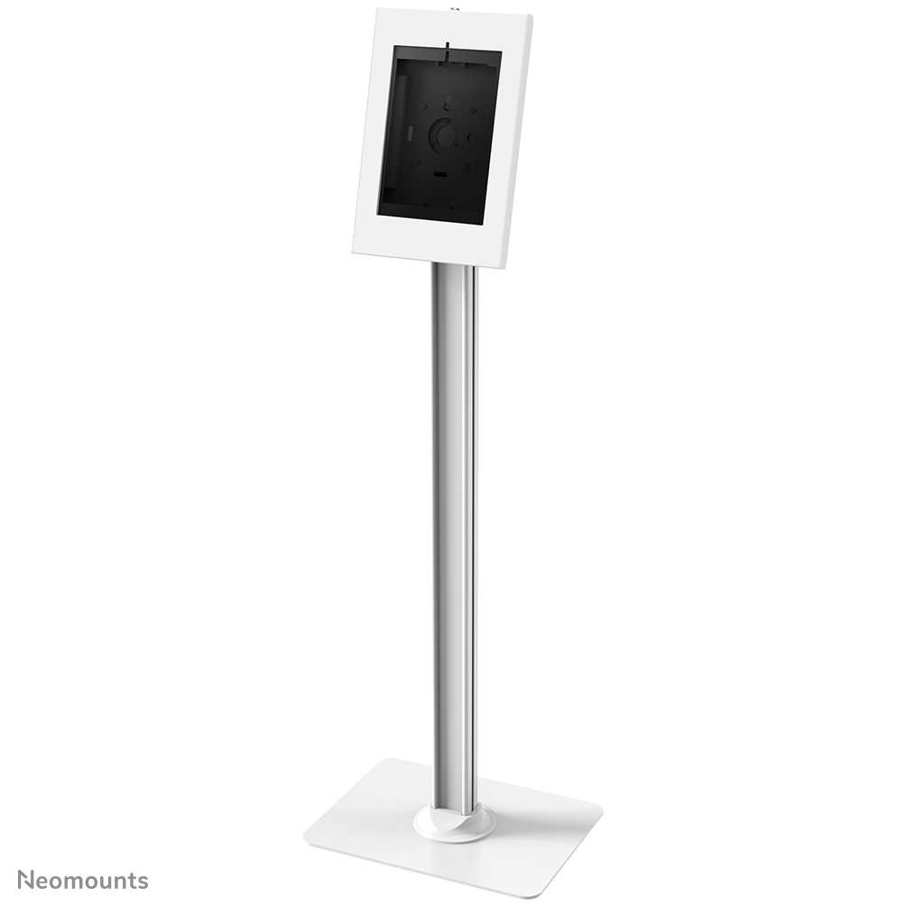 Neomounts FL15-650WH1 Tablet floor stand - 75° tiltable - 90° rotatable - lockable (incl. lock) - VESA 75x75 - bolt-down - suitable for various 9.7-11" tablets - white