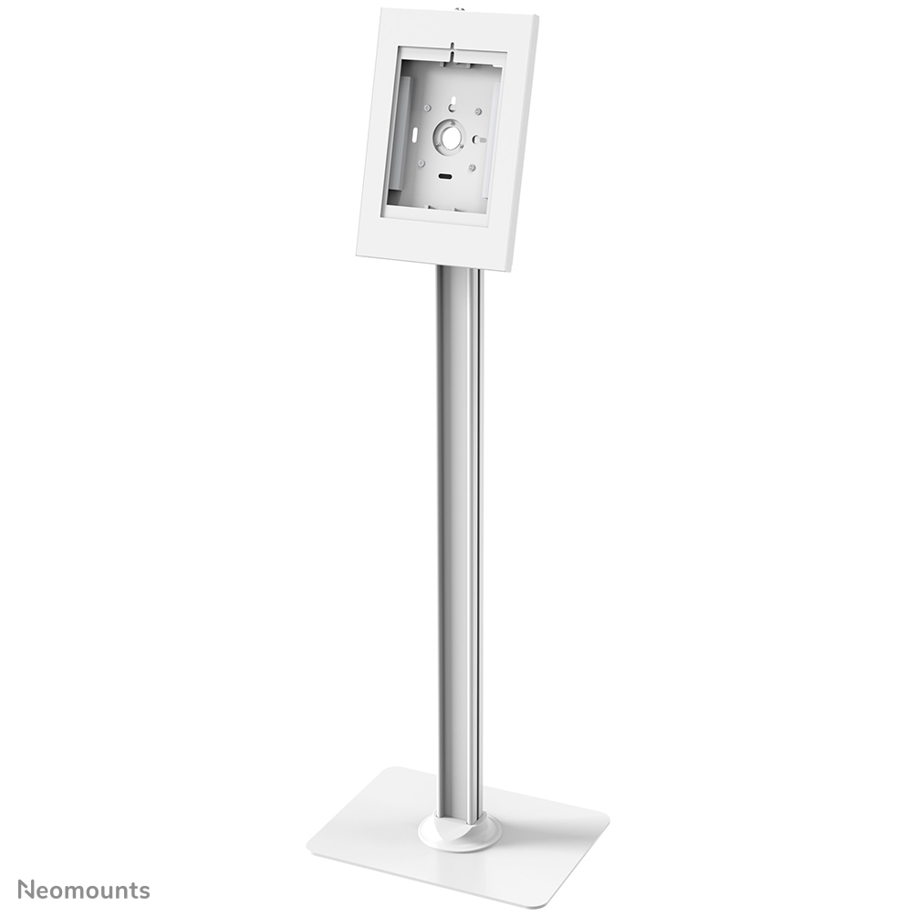 Neomounts FL15-650WH1 Tablet floor stand - 75° tiltable - 90° rotatable - lockable (incl. lock) - VESA 75x75 - bolt-down - suitable for various 9.7-11" tablets - white