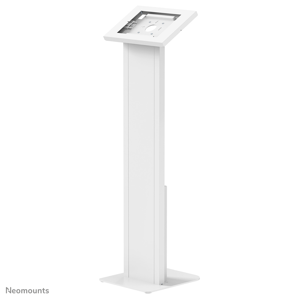 Neomounts FL15-750WH1 Tablet floor stand - lockable (incl. lock) - VESA 75x75 - bolt-down - suitable for various 9.7-11" tablets - white