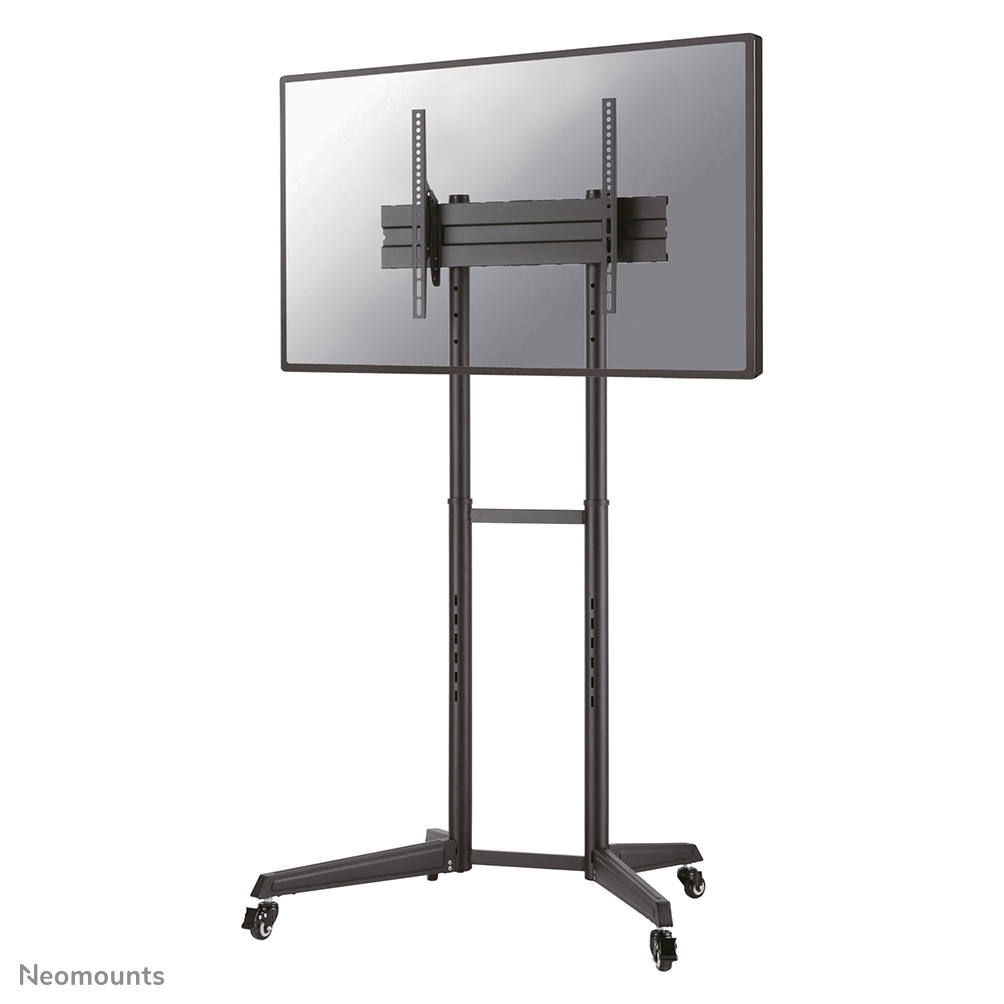 Neomounts FL50-540BL1 TV trolley - 37-70" - max 50 kg - manual h 128,5-145 cm - VESA 100x100-600x400 - black