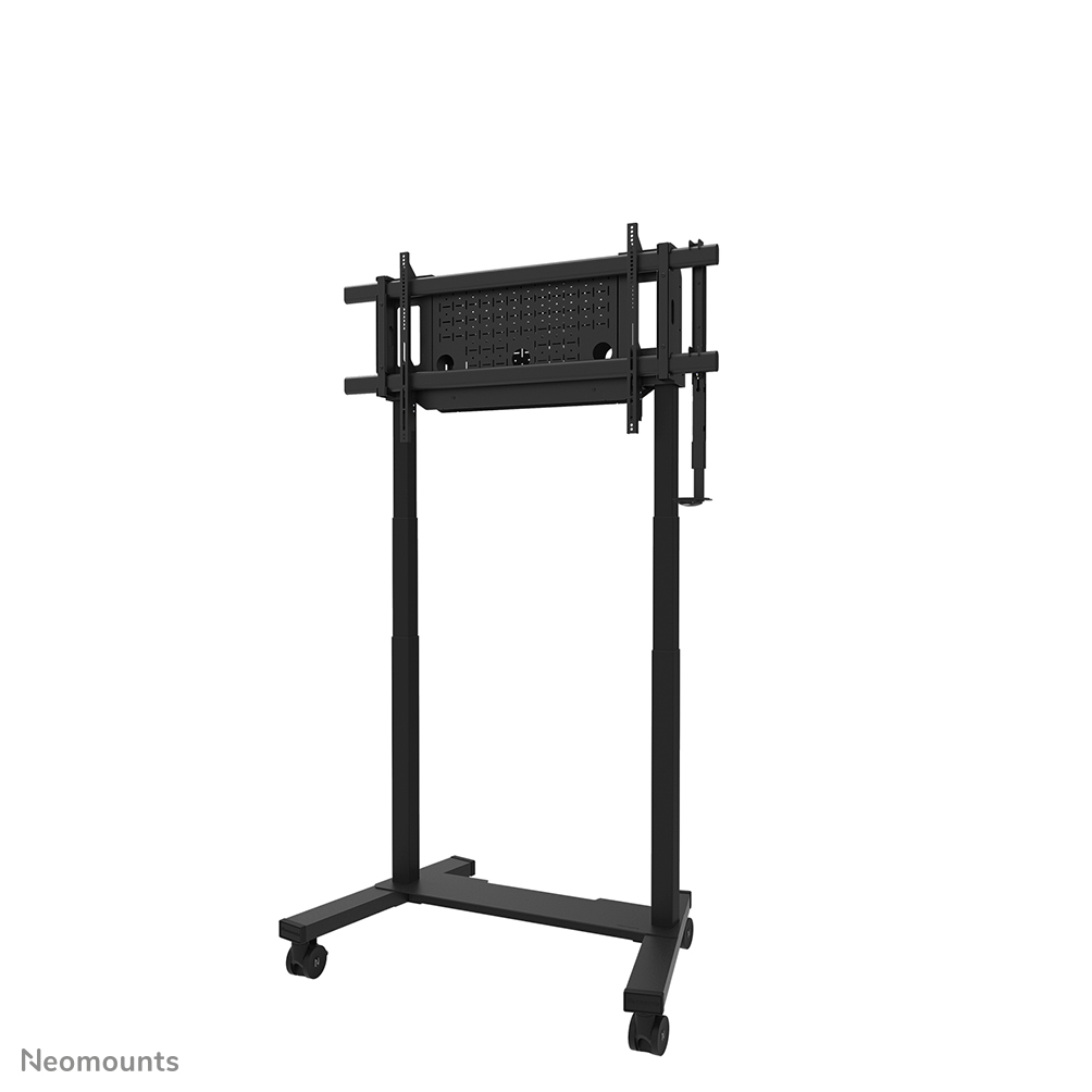 Neomounts MOVE Lift XL FL55-975BL1 TV trolley - 75-115" - max 160 kg - motorised h 119,2-184,2 cm - VESA 200x200-1200x600 - lockable (excl. lock) - video bar kit optionally available - black