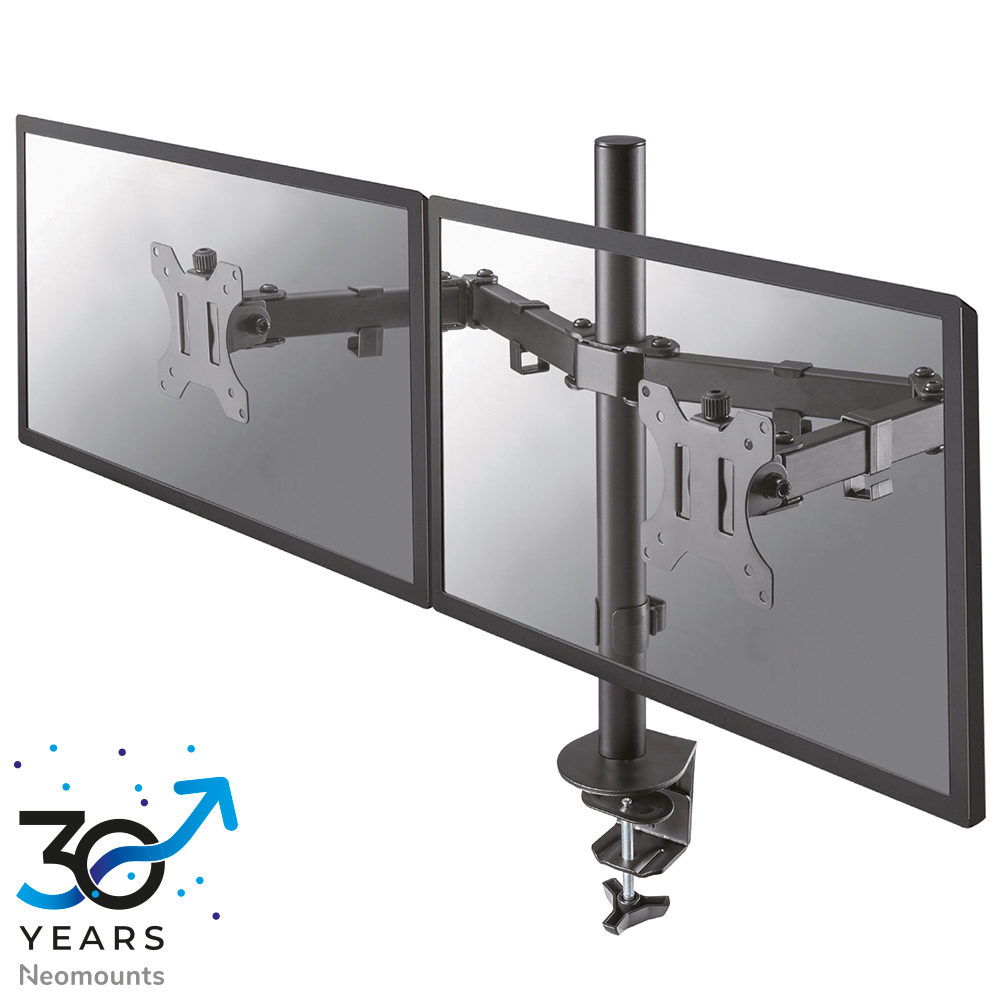 Neomounts FPMA-D550DBLACK Dual monitor arm - 10-32" - 0-8 kg/screen - black
