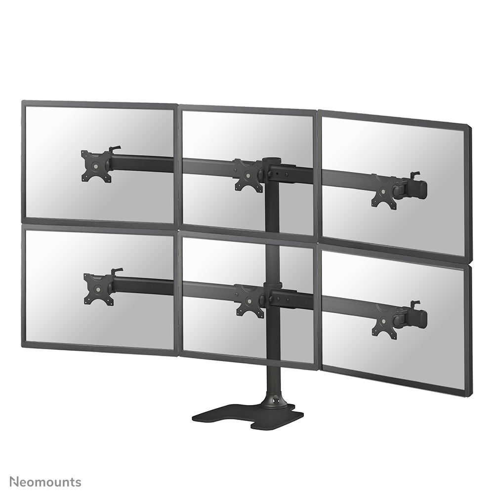 Neomounts FPMA-D700DD6 Monitor stand for 6 screens - 10-27" - 0-8 kg/screen - black