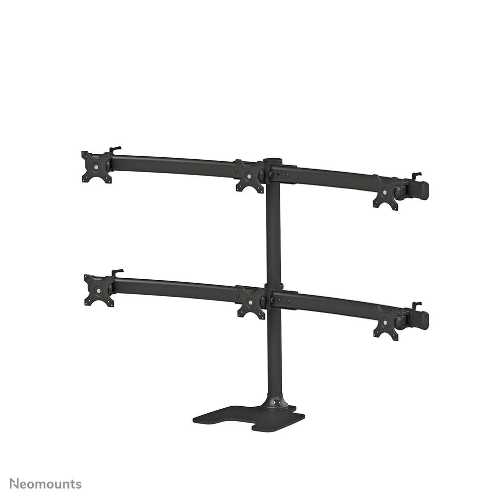 Neomounts FPMA-D700DD6 Monitor stand for 6 screens - 10-27" - 0-8 kg/screen - black