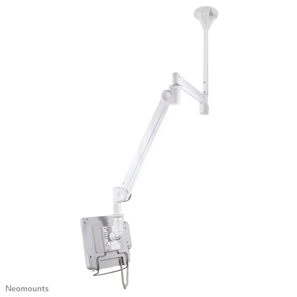 Neomounts FPMA-HAC100 Medical monitor arm ceiling - 10-24" - h 0-170 cm - 1-6 kg - VESA 75x75-100x100 - gas spring - white