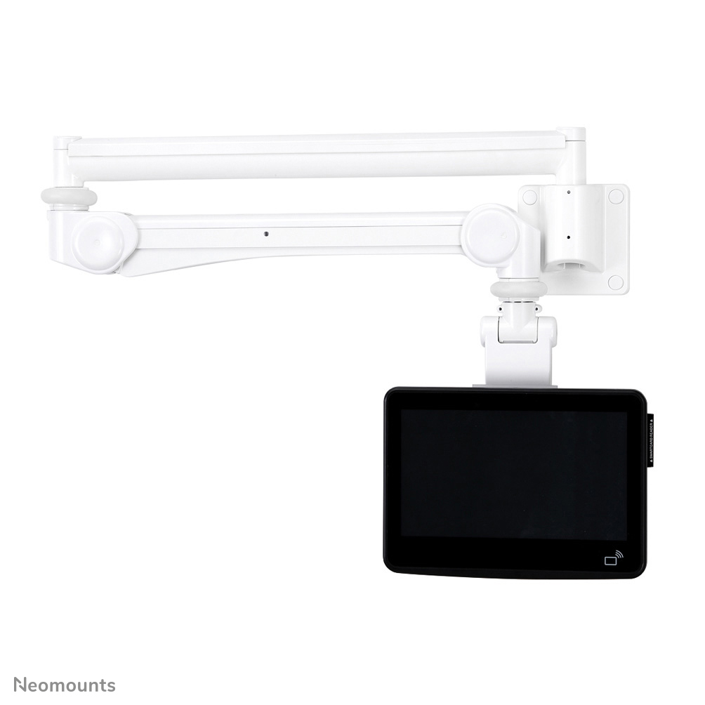 Neomounts FPMA-HAW300 Medical monitor arm wall - 10-24" - h 115-135 cm - 1-3 kg - VESA 75x75-100x100 - gas spring - white