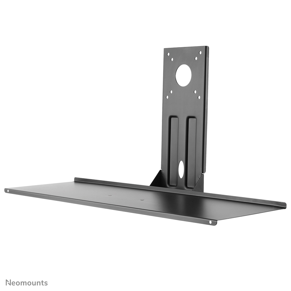 Neomounts KEYB-V200BLACK Keyboard/mouse shelf VESA installation for screens up to 32" - max 2 kg - VESA 75x75-100x100 - w 65 cm - black