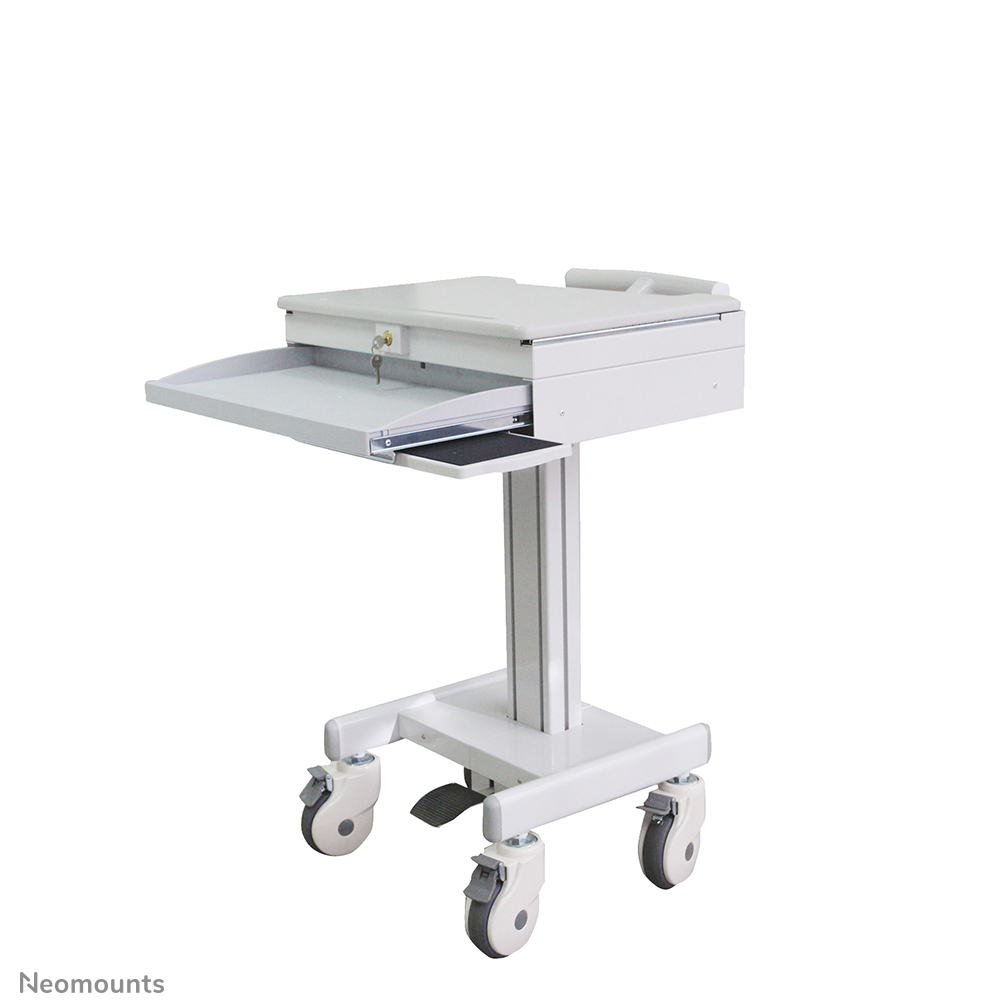 Neomounts MED-M100 Medical mobile workstation - 17" - max 5 kg - gas spring - lockable (incl. lock) - grey