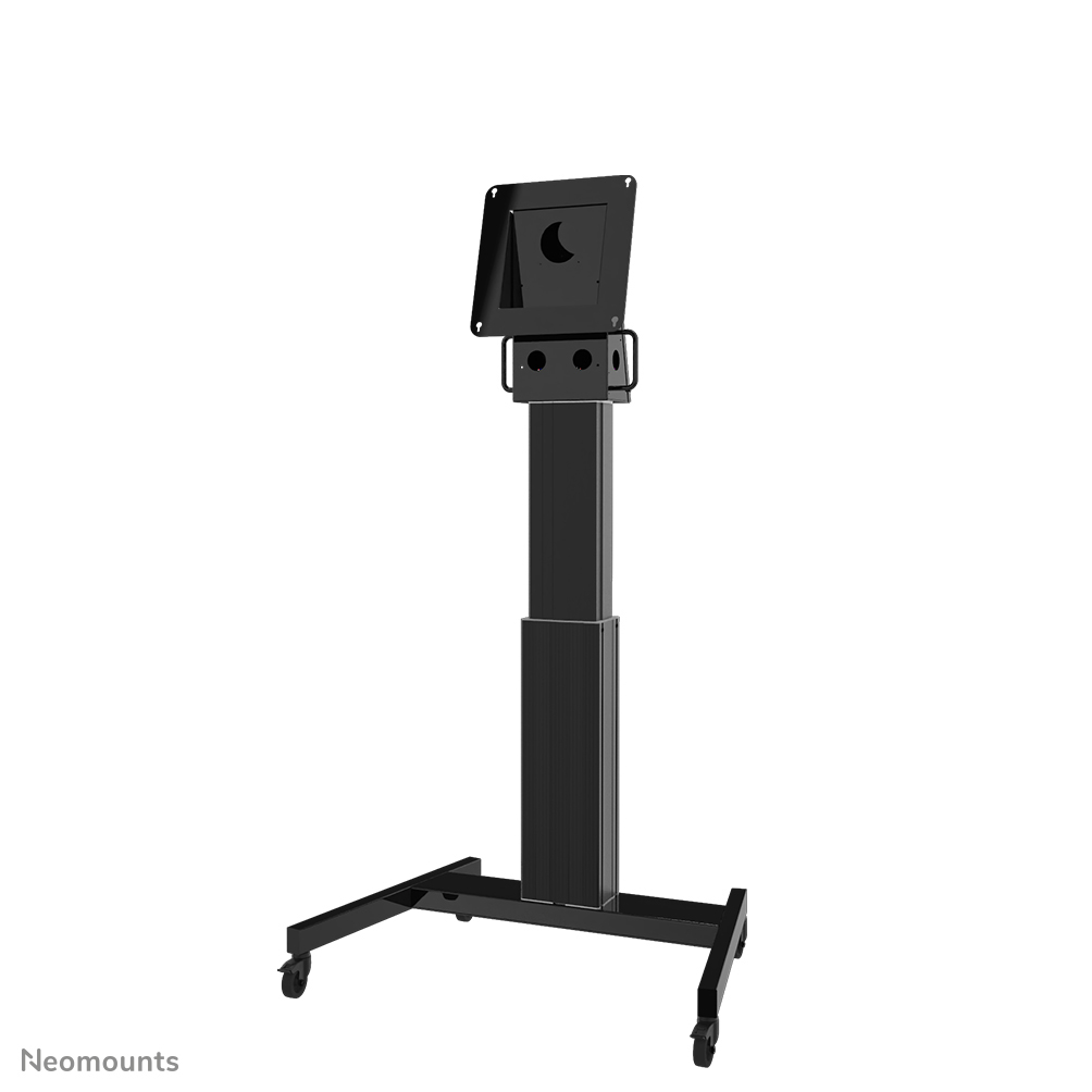 Neomounts NM-HUB2LIFTBLACK TV trolley up to 50" - max 150 kg - motorised h 134-184 cm - VESA 350x350 - black