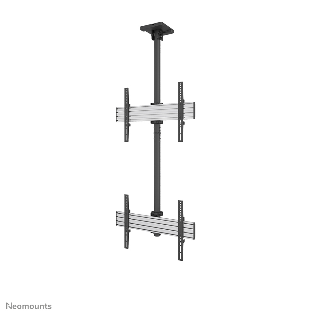 Neomounts NMPRO-C12 Videowall ceiling mount 2 screens - 32-65" - max 30 kg/screen - VESA 100x100-600x400 - h 325 cm - vertical installation - black