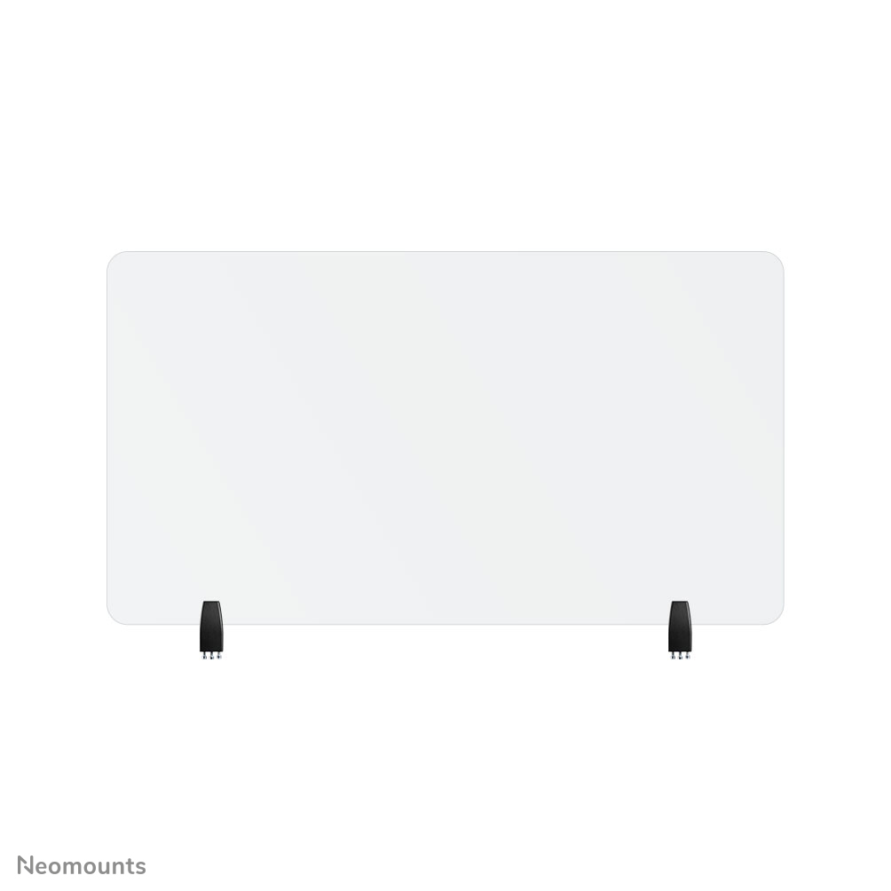 Neomounts NS-GLSPROTECT120 Safety screen with tempered glass - w 120 cm - 100% recyclable - incl. desk clamps - transparent