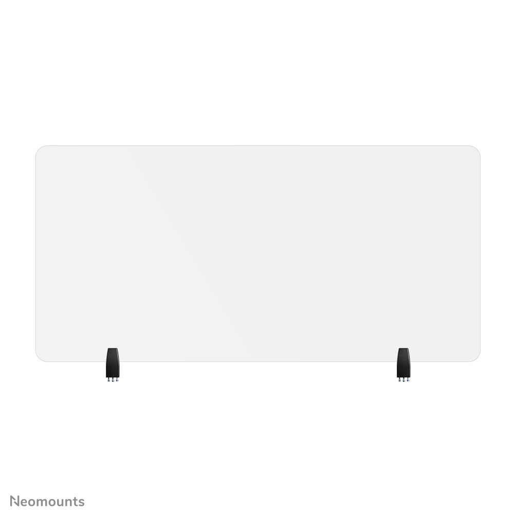 Neomounts NS-GLSPROTECT140 Safety screen with tempered glass - w 138 cm - 100% recyclable - incl. desk clamps - transparent