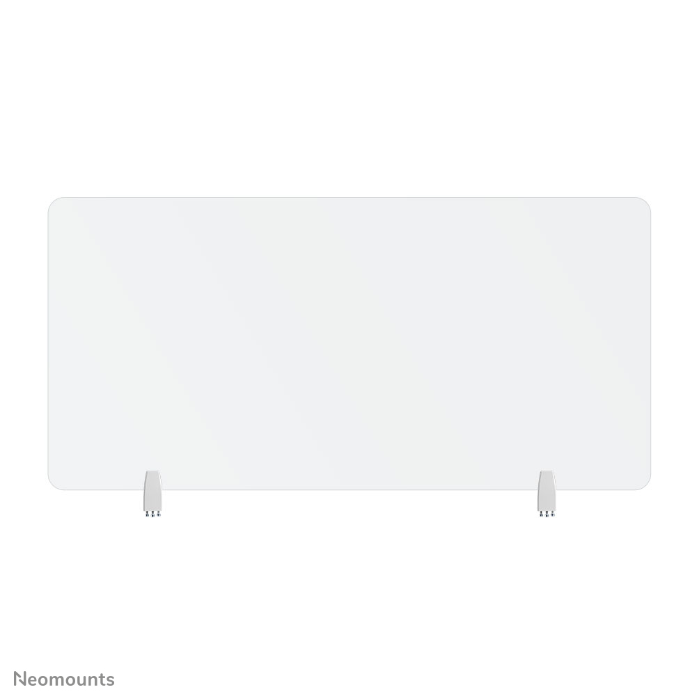Neomounts NS-GLSPROTECT140 Safety screen with tempered glass - w 138 cm - 100% recyclable - incl. desk clamps - transparent