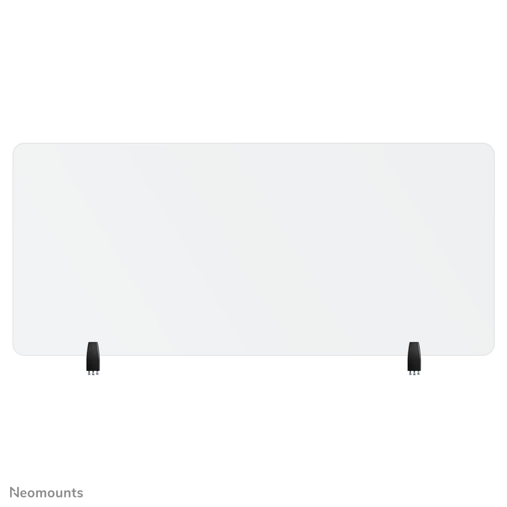 Neomounts NS-GLSPROTECT160 Safety screen with tempered glass - w 158 cm - 100% recyclable - incl. desk clamps - transparent