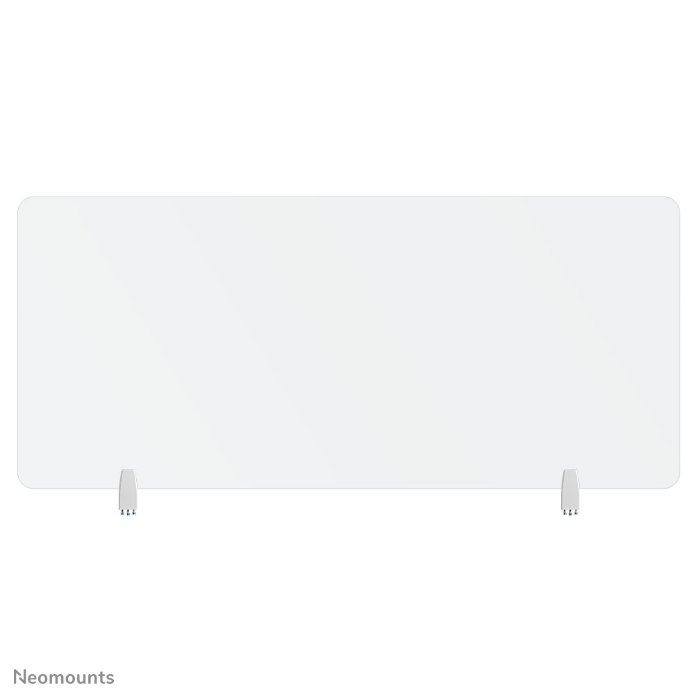 Neomounts NS-GLSPROTECT160 Safety screen with tempered glass - w 158 cm - 100% recyclable - incl. desk clamps - transparent