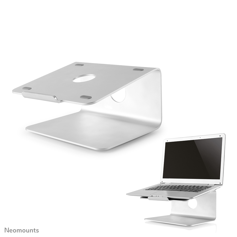 Neomounts NSLS050 Laptop stand - 10-17" - max 5 kg - 360° rotatable - universal - silver
