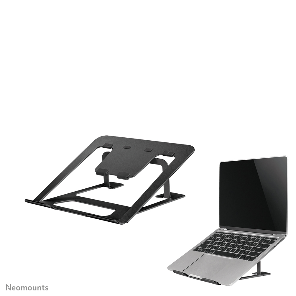 Neomounts NSLS085BLACK Laptop stand - 10-17" - max 5 kg - 6 height positions - foldable - compact - ultra-slim - universal - black