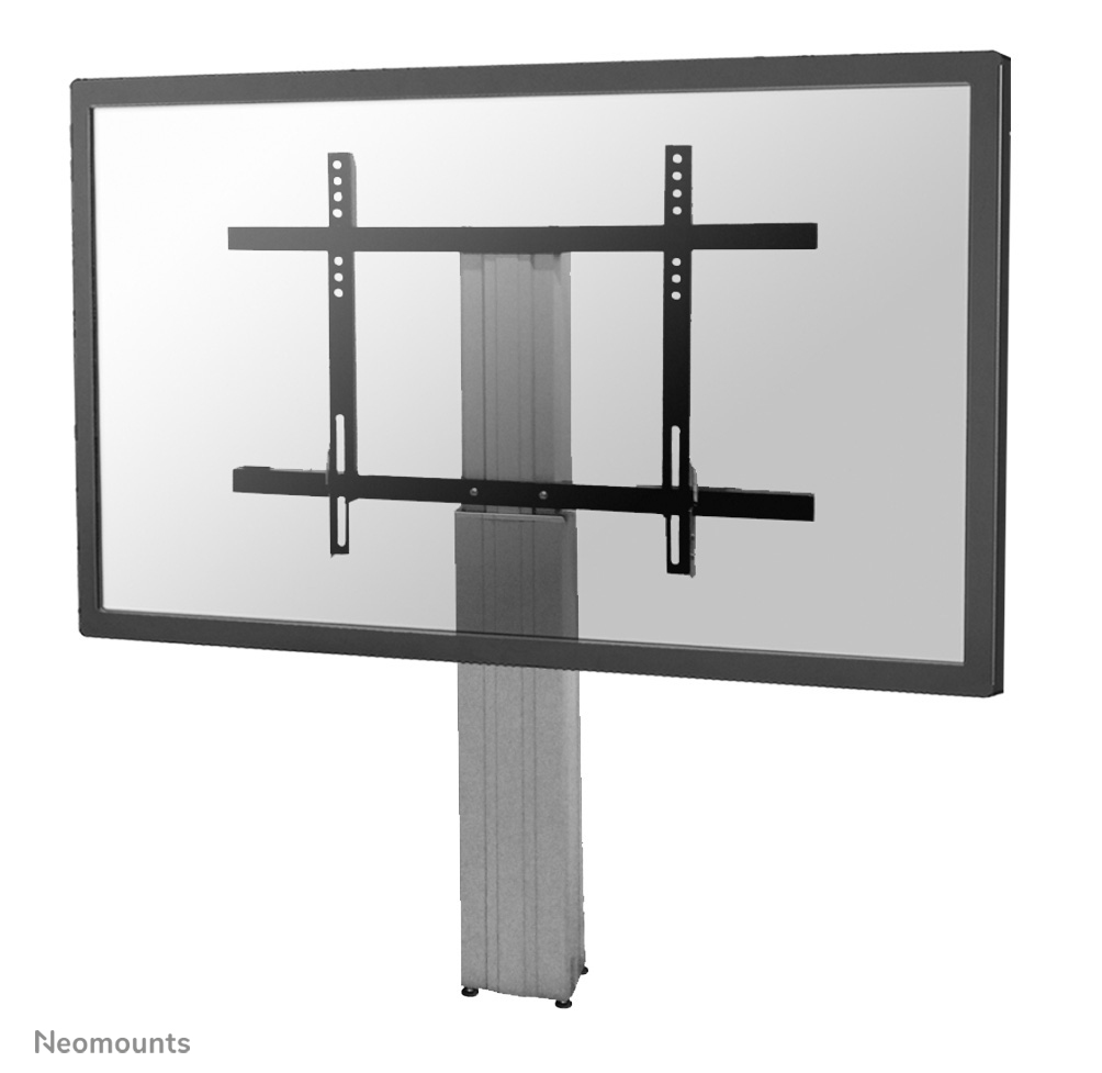 Neomounts PLASMA-W2250SILVER TV floor stand - 42-100" - wall - max 130 kg - motorised h 105-155 cm - VESA 200x200-800x600 - lockable (excl. lock) - silver