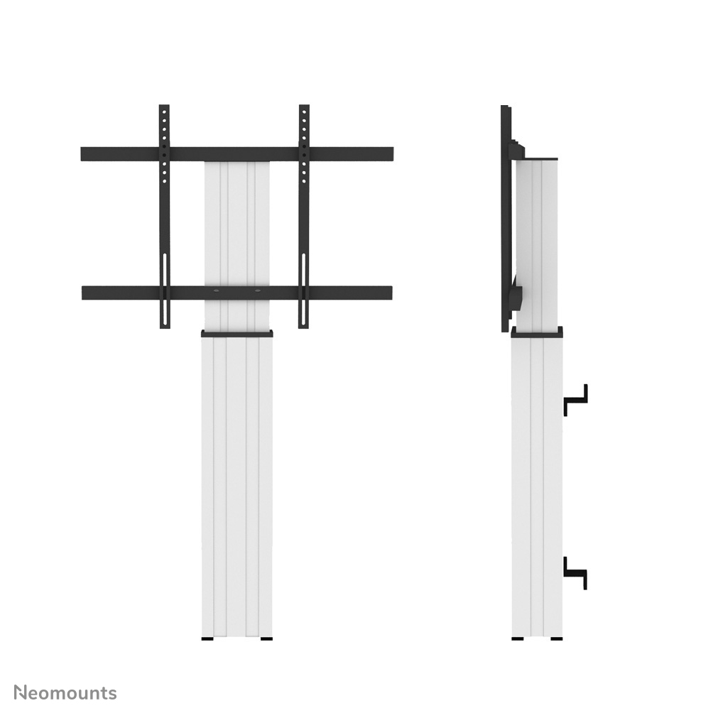 Neomounts PLASMA-W2250SILVER TV floor stand - 42-100" - wall - max 130 kg - motorised h 105-155 cm - VESA 200x200-800x600 - lockable (excl. lock) - silver