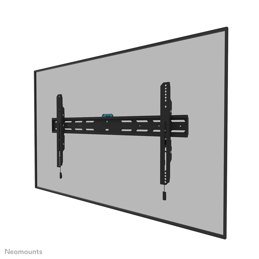 Neomounts LEVEL-850 WL30S-850BL18 Fixed TV mount wall - 43-86" - max 60 kg - VESA 100x100-800x400 - d 3,3 cm - level adjustment - lockable (incl. security screw, excl. lock) - Rapid Install-model incl. fixing template - black