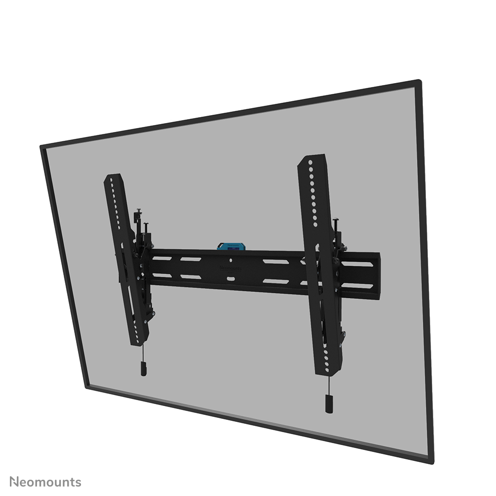 Neomounts LEVEL-850 WL35S-850BL16 Tiltable TV mount wall - 42-86" - max 60 kg - VESA 100x100-600x400 - d 3,5 cm - level adjustment - lockable (incl. security screw, excl. lock) - Rapid Install-model incl. fixing template - black