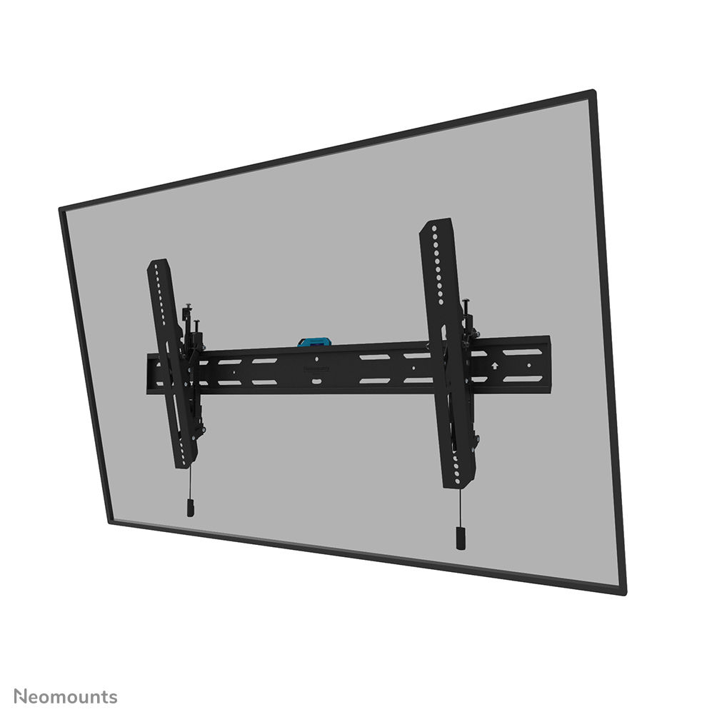 Neomounts LEVEL-850 WL35S-850BL18 Tiltable TV mount wall - 43-86" - max 60 kg - VESA 100x100-800x400 - d 3,5 cm - level adjustment - lockable (incl. security screw, excl. lock) - Rapid Install-model incl. fixing template - black