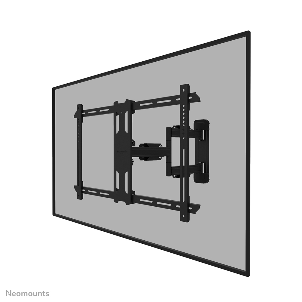Neomounts LEVEL-850 WL40S-850BL16 Full motion TV mount wall - 40-70" - max 45 kg - VESA 200x100-600x400 - d 4,7-55,5 cm - level adjustment - Rapid Install-model incl. fixing template - black